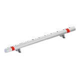 Колесоотбойник металлический на кронштейнах К-1