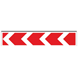 1.34.2 Направление поворота размер 3 (четыре стрелки) [Прямоугольный дорожный знак]