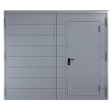 Ворота противопожарные распашные EI30 1,5 мм (с калиткой)