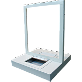 Кассовый узел передаточный с лотком Л205 и стеклом Бр3