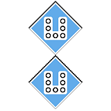 Знак "Включить ток на электропоезде"